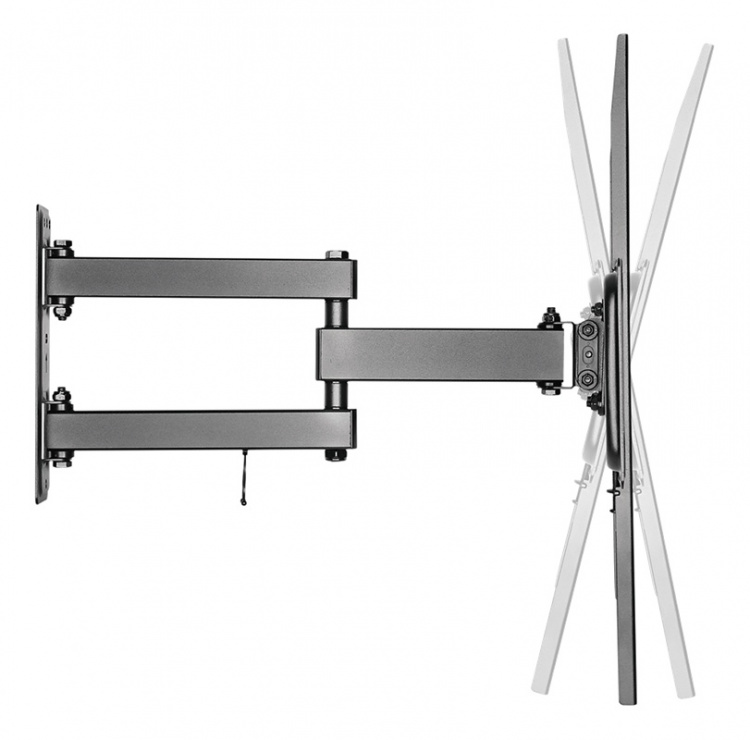 DELTACO, fuldt bevægeligt 3 vejs vægbeslag, 37 DELTACO, fuldt bevægeligt 3 vejs vægbeslag, 37