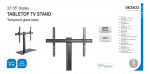 DELTACO Bordplads-tv-stativ, 32-55