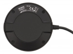 DELTACO Office konferencemikrofon med USB & 3,5mm lydport, VoIP, sort