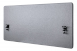 DELTACO OFFICE Akustikpanel til skrivebord m. filtpåfyldning, 1200x600