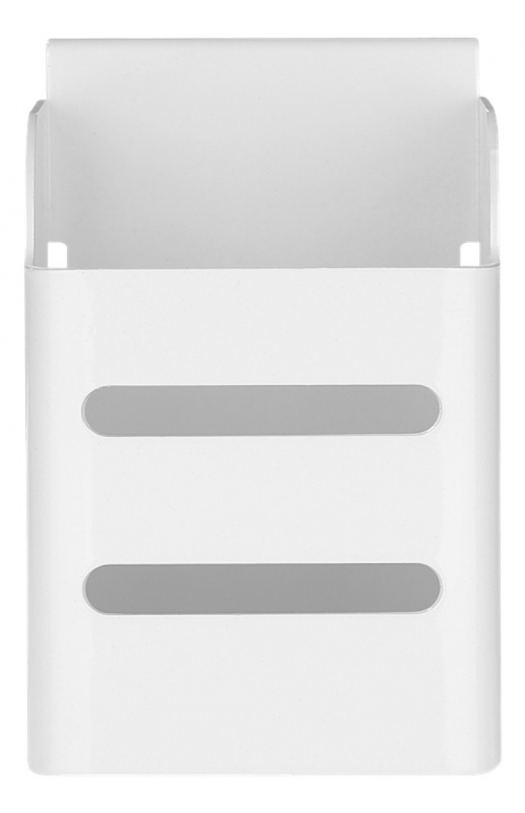 DELTACO OFFICE penneholder til rillepanel DELO-0151, hvid