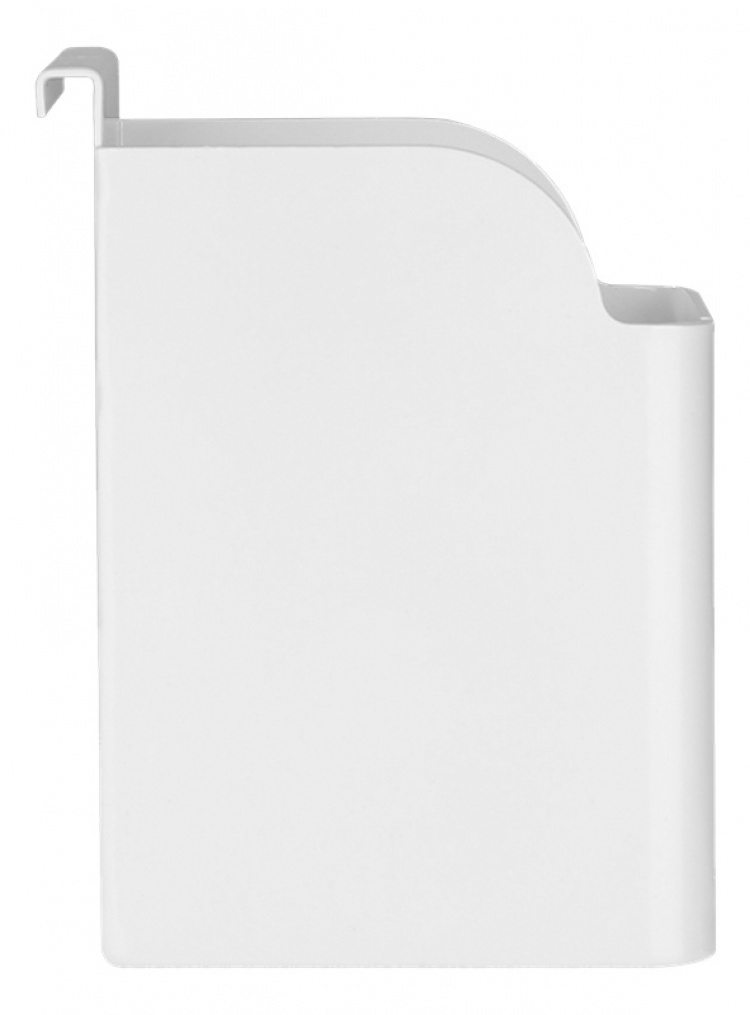 DELTACO OFFICE penneholder til rillepanel DELO-0151, hvid