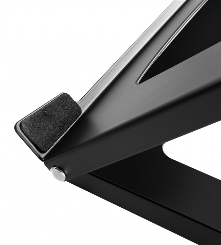 DELTACO OFFICE Sammenfoldelig stålstativ til bærbar PC/tablet, 10-15