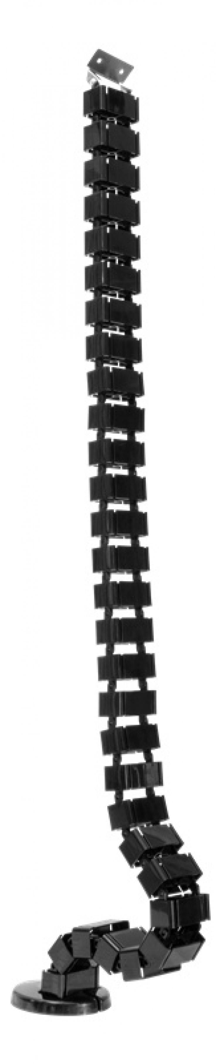 DELTACO OFFICE kabelhåndteringssæt i form af rygrad, sort DELTACO OFFICE kabelhåndteringssæt i form af rygrad, sort