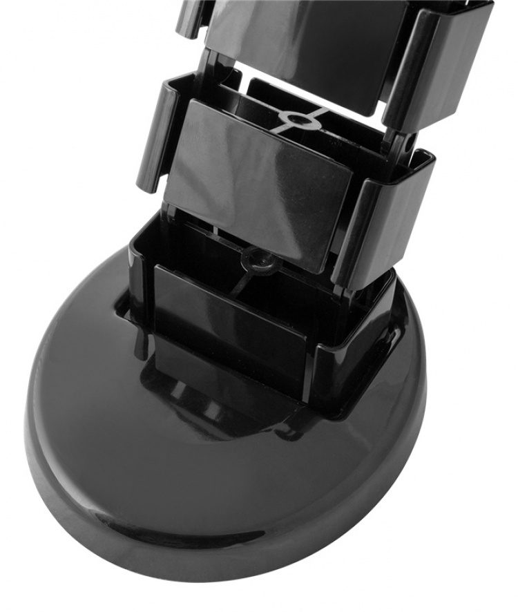 DELTACO OFFICE kabelhåndteringssæt i form af rygrad, sort DELTACO OFFICE kabelhåndteringssæt i form af rygrad, sort