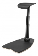 DELTACO OFFICE Ergonomisk ståstol med integreret måtte, sort DELTACO OFFICE Ergonomisk ståstol med integreret måtte, sort