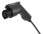 DELTACO EV-kabel type 2 - type 1, 1 fase, 16A, 3,6kW, 7m, sort