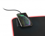 DELTACO GAMING RGB mousepad, fast wireless charging, 900x400x4mm