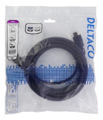DELTACO fleksibelt HDMI kabel, 4K UltraHD med 30Hz, 5m, sort DELTACO fleksibelt HDMI kabel, 4K UltraHD med 30Hz, 5m, sort