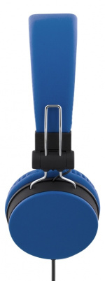 STREETZ headset for smartphone, microphone, 1-button, 1,5m, blue