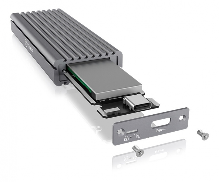 External Type-C™ aluminium enclosure for M.2 NVMe SSD External Type-C™ aluminium enclosure for M.2 NVMe SSD