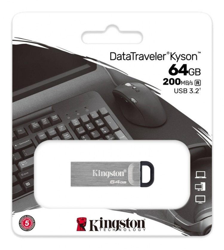 Kingston 64GB USB3.2 Gen 1 DataTraveler Kyson Kingston 64GB USB3.2 Gen 1 DataTraveler Kyson