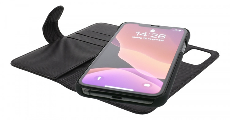 DELTACO wallet case 2-in-1, iPhone 12 Pro Max, magnetic back cover DELTACO wallet case 2-in-1, iPhone 12 Pro Max, magnetic back cover