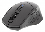 DELTACO silent wireless mouse, bluetooth, 1x AA, 800-1600 DPI, dark gr