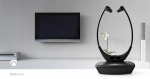 Nedis Trådløst TV hovedtelefoner | RF, frequency 868 Mhz | In-Ear | Maksimal batteritid: 4.5 timer | 35 m | Digital lyd | Opladningsstation | Balancekontrol | Sort