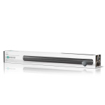 Nedis Soundbar | 2.0 | DSP Programmer | 135 W | 1x 3.5 mm / 1x Coax Audio / 1x Optical / 1x USB | 1x HDMI (with ARC) | Bluetooth® | Kan monteres | Mørkegrå / Sort