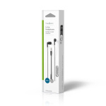 Nedis Kablede Hovedtelefoner | 3.5 mm | Kabellængde: 1.20 m | Volumenkontrol | Sort