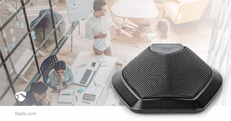 Nedis Mikrofon | Brugt til: Desktop / Notebook | Kabel | 1x USB