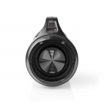 Nedis Bluetooth® Party Boombox | 6 timer | 2.0 | 80 W | Medieafspilning: AUX / Micro SD / USB | IPX5 | Kan parres | Bærehåndtag | Fest lys | Sort
