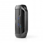 Nedis Bluetooth® Party Boombox | 6 timer | 2.0 | 80 W | Medieafspilning: AUX / Micro SD / USB | IPX5 | Kan parres | Bærehåndtag | Fest lys | Sort