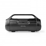 Nedis Bluetooth® Party Boombox | 6 timer | 2.0 | 80 W | Medieafspilning: AUX / Micro SD / USB | IPX5 | Kan parres | Bærehåndtag | Fest lys | Sort