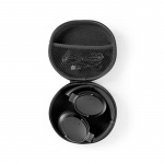 Nedis Trådløse Over-Ear hovedtelefoner | Maksimal batteritid: 24 timer | Indbygget mikrofon | Truk kontrol | Understøtter stemmestyring | Volumenkontrol | Rejsetaske inkluderet