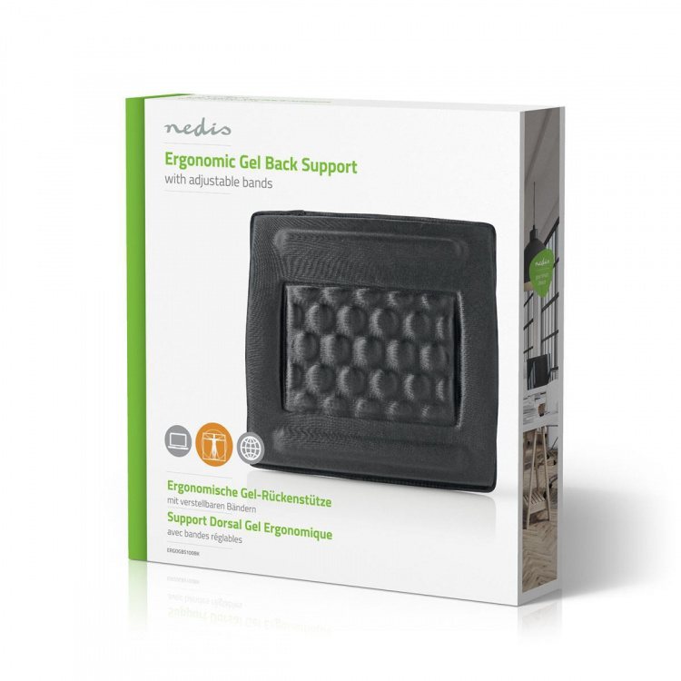 Nedis Tilbage Support | Lycra / Skum