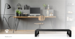 Nedis Monitor Stand | Ergonomisk: Yes | Maksimal bæreevne: 16 kg | Universal | Justérbar højde: Nej