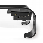 Nedis Monitor Stand | Ergonomisk: Yes | Maksimal bæreevne: 18 kg | Universal | USB-hub | Justérbar højde: Nej