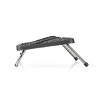 Nedis Fodstøtte | Justerbar vinkel | Sort | Metal / Plastik