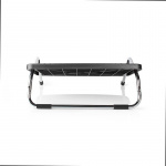 Nedis Fodstøtte | Justerbar vinkel | Sort | Metal / Plastik