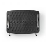 Nedis Fodstøtte | Justerbar vinkel | Sort | Metal / Plastik