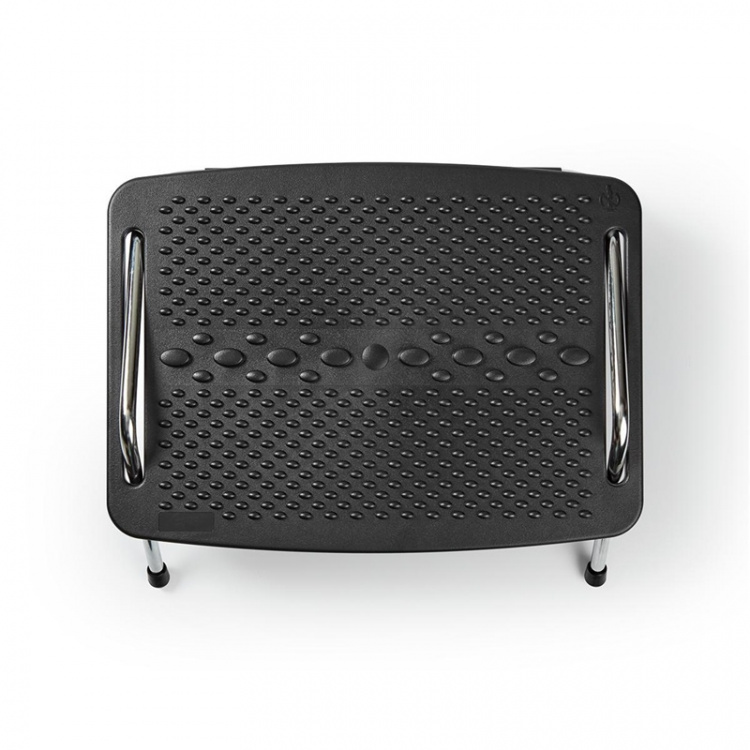 Nedis Fodstøtte | Justerbar vinkel | Sort | Metal / Plastik