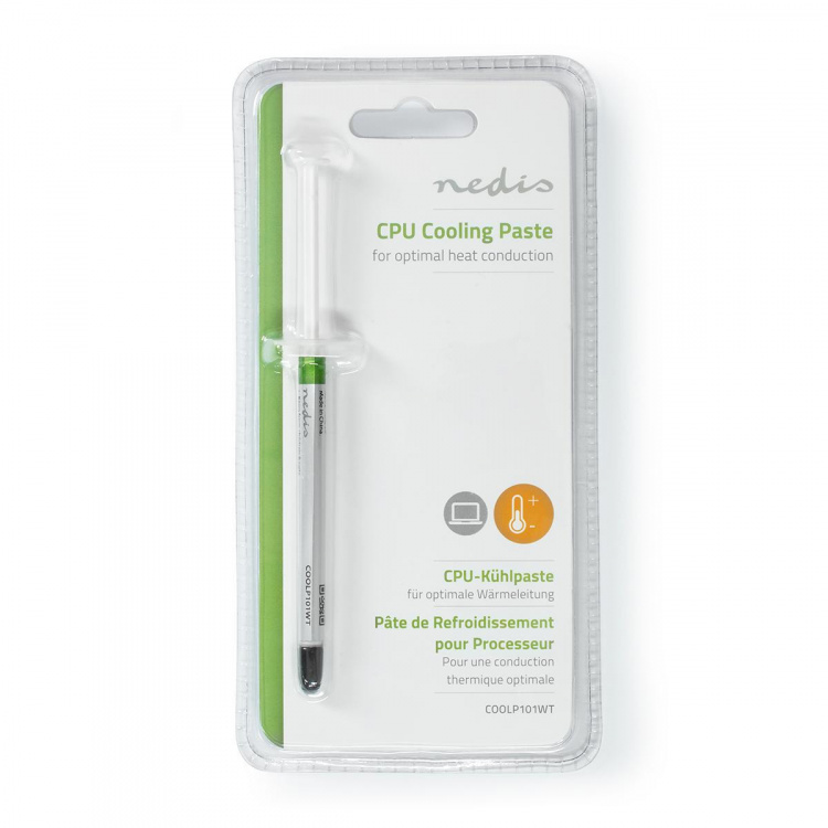 Nedis Køling pasta | ≥1.63W/m-k | Hvid