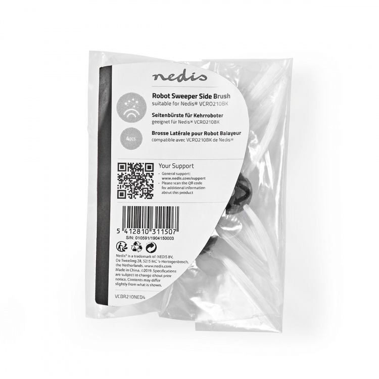 Nedis Robot Sweeper Side Børste | Egnet: VCRO210BK | Hvid