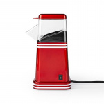 Nedis Popcorn Maskine | 1200 W | 2 - 4 min | Hvid / Rød