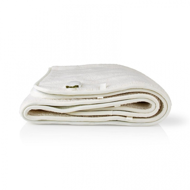 Nedis Elektrisk Tæppe | Undertæppe | 1 Person | 150 x 80 cm | 3 Varmeindstillinger | Vaskbar | Overophedningsbeskyttelse | Polyester / Syntetisk