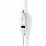 Nedis Elektrisk Tæppe | Undertæppe | 1 Person | 150 x 80 cm | 3 Varmeindstillinger | Vaskbar | Overophedningsbeskyttelse | Polyester / Syntetisk