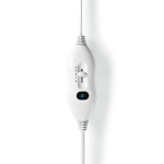 Nedis Elektrisk Tæppe | Undertæppe | 1 Person | 150 x 80 cm | 3 Varmeindstillinger | Vaskbar | Overophedningsbeskyttelse | Polyester / Syntetisk