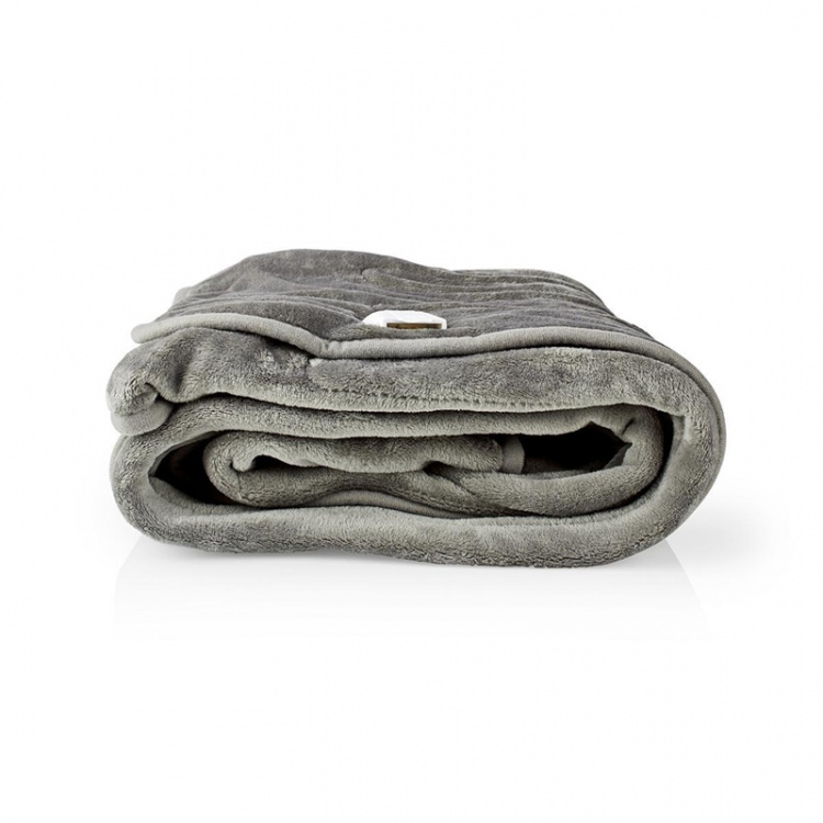 Nedis Elektrisk Tæppe | Overtæppe | 1 Person | 180 x 130 cm | 9 Varmeindstillinger | 9 h | Vaskbar | Overophedningsbeskyttelse | Digital kontrol | Fleece