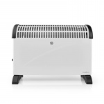 Nedis Elradiator | 2000 W | 3 Varmeindstillinger | Justerbar termostat | Fald over beskyttelse | Integrerede håndtag | Hvid