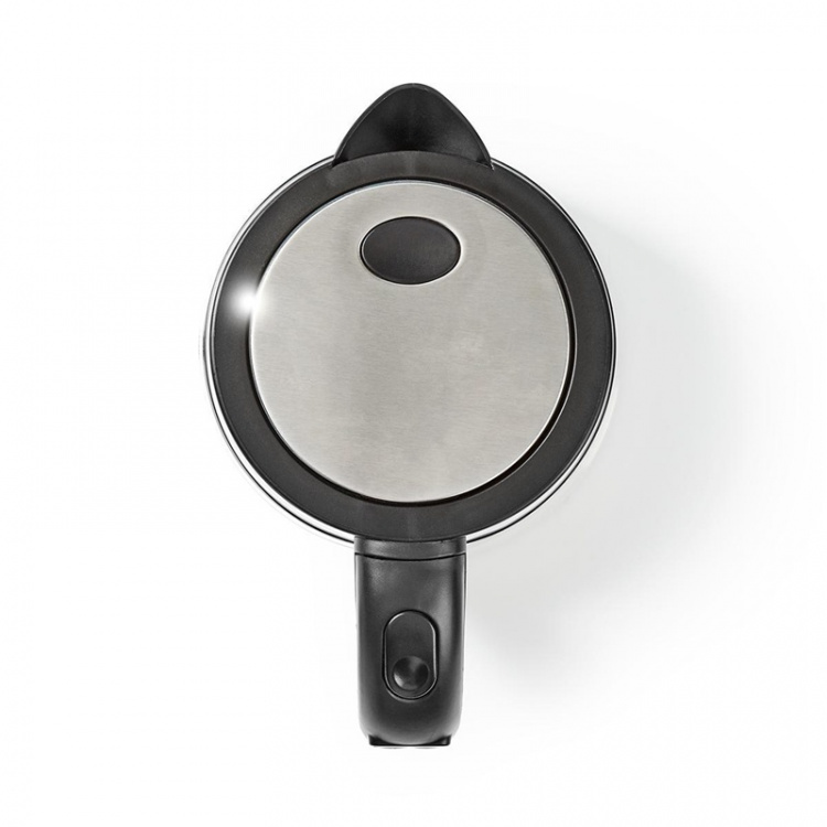 Nedis Elkedel | 1.7 l | Glas | Gennemsigtig | 60,70,80,90,100 °C | Temperaturindikator | Drejelig 360 grader | Skjult varmeelement | Strix®-controller | Beskyttelse mod kogetørring