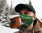 Mundbeskytter med julemotiv (Julren)