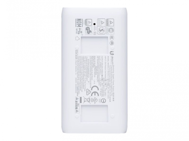 Ubiquiti Networks U-POE-AF Injektor 48 V, hvid
