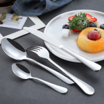 Bestiksæt 6 personer 24 dele rustfrit stål bestik