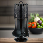 Køkkenredskabssæt 7 dele, drejeligt, til madlavning