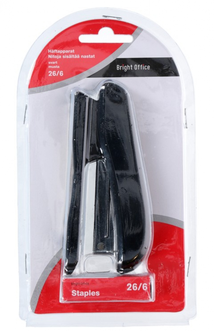 Häftapparat med häftklammer