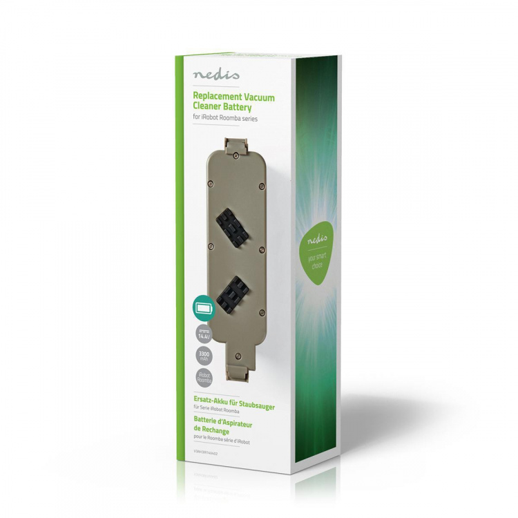 Nedis Støvsuger Batteri | Egnet til: iRobot iTouchless AV / iRobot M-288 / iRobot M-488 / iRobot Roomba 440 | Ni-MH | 14.4 V DC | 3300 mAh | 47.52 Wh