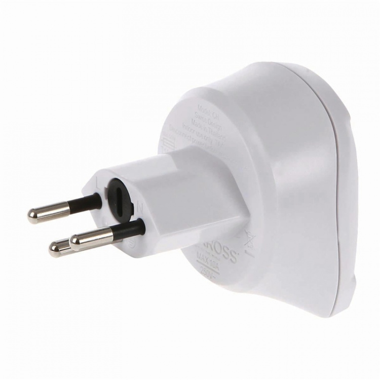 SKROSS Rejseadapter Combo - Verden-til-Schweiz Jordet