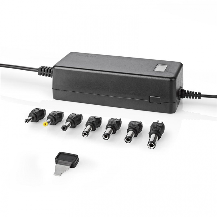 Nedis Universal AC Power Adapter | 36 W | 5 - 24 V DC | 1.80 m | 2.4 A - 3.0 A A | 7 plug(s) | Sort